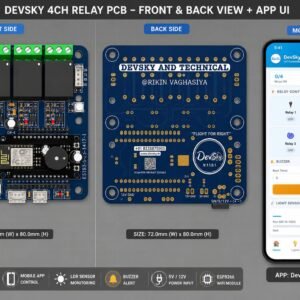 DEVSKY 4CH RELAY PCB